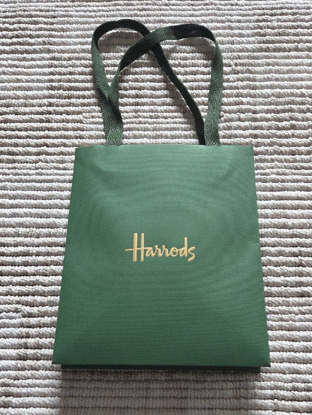 Harrods Paper Shopping Bag